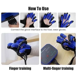 The Relaxation Nook Mobilitäts- Und Support-Tools|Gesundheits-Gadgets-Fingerübungsroboter für ältere Menschen - Automatischer Handrehabilitationstrainer