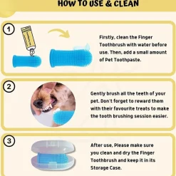Decor Haustierzubehör|Reinigungswerkzeuge Für Haustiere-Fingerzahnbürste für Haustiere – Zahnpflegewerkzeug für Hunde und Katzen
