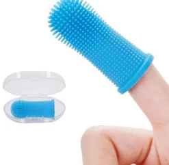 Decor Haustierzubehör|Reinigungswerkzeuge Für Haustiere-Fingerzahnbürste für Haustiere – Zahnpflegewerkzeug für Hunde und Katzen