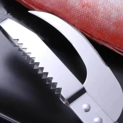 Tom Küche & Esszimmer-Fischschuppenschaber aus Edelstahl – Meeresfrüchte-Schälwerkzeug