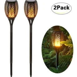 Nomad Gear Camping Im Freien|Beleuchtung-Flackernde Flamme LED-Außenleuchten - Gartendeko