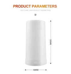 Comfort u0026 Style Beleuchtung-Flameless Gravity USB Night Lamp - Modern LED Lighting