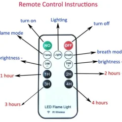 Comfort u0026 Style Beleuchtung-Flameless Gravity USB Night Lamp - Modern LED Lighting