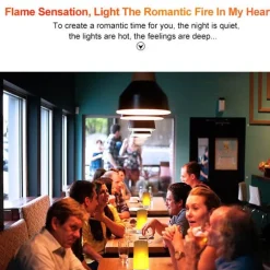 Comfort u0026 Style Beleuchtung-Flameless Gravity USB Night Lamp - Modern LED Lighting