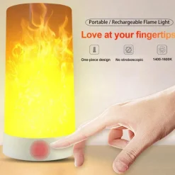 Comfort u0026 Style Beleuchtung-Flameless Gravity USB Night Lamp - Modern LED Lighting