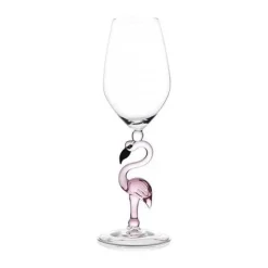 Deco Küche & Esszimmer-Flamingo-Weinglas – Tropisches Trinkgeschirr