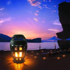 Trail u0026 Beyond Camping Im Freien|Outdoor-Artikel-Flammenatmosphärenlampe mit Bluetooth-Lautsprecher