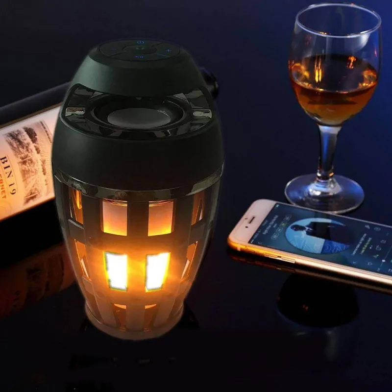 Trail u0026 Beyond Camping Im Freien|Outdoor-Artikel-Flammenatmosphärenlampe mit Bluetooth-Lautsprecher