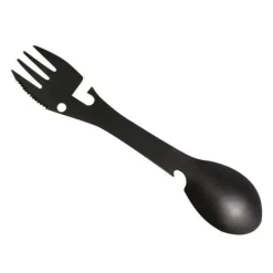 The Decor Haven Camping-Werkzeuge|Camping Im Freien-Flaschenöffner aus Edelstahl, Spork – Multifunktionsutensil