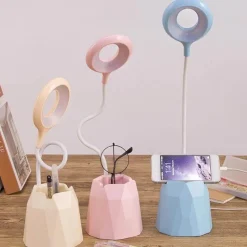 Comfort u0026 Style Beleuchtung-Flexible LED Desk Lamp - Touch-Control Phone Holder Light