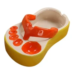 Timeless Touch Küche & Esszimmer-Flip-Flop-Servierschüssel aus Keramik – lustiges Strandparty-Geschirr