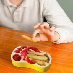 Timeless Touch Küche & Esszimmer-Flip-Flop-Servierschüssel aus Keramik – lustiges Strandparty-Geschirr