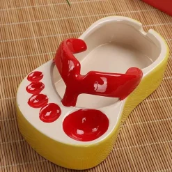 Timeless Touch Küche & Esszimmer-Flip-Flop-Servierschüssel aus Keramik – lustiges Strandparty-Geschirr