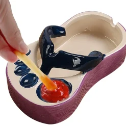 Timeless Touch Küche & Esszimmer-Flip-Flop-Servierschüssel aus Keramik – lustiges Strandparty-Geschirr