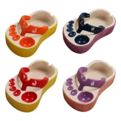 Timeless Touch Küche & Esszimmer-Flip-Flop-Servierschüssel aus Keramik – lustiges Strandparty-Geschirr