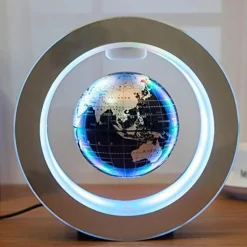 Comfort u0026 Style Beleuchtung-Floating Globe Lamp - Magnetic Levitation LED World Map Decor