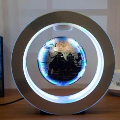 Comfort u0026 Style Beleuchtung-Floating Globe Lamp - Magnetic Levitation LED World Map Decor