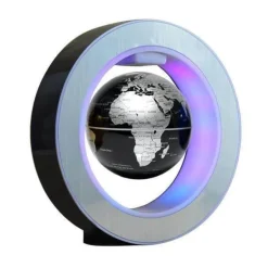Comfort u0026 Style Beleuchtung-Floating Globe Lamp - Magnetic Levitation LED World Map Decor