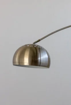 The Gilded Nest Wohndeko|Beleuchtung-Floor Lamp – Curved Standing Lamp with Marble Base