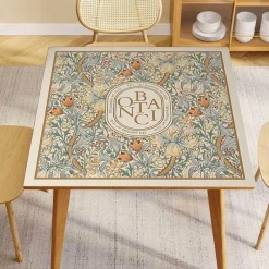 The Blissful Bath Badezimmer-Floral Washing Machine Cover - Retro Home Decor Mat