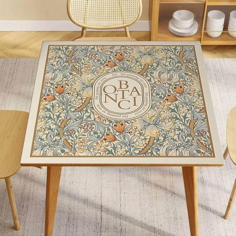 The Blissful Bath Badezimmer-Floral Washing Machine Cover - Retro Home Decor Mat