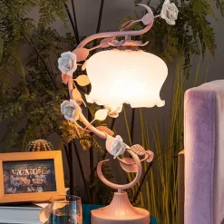 Bright Accents Beleuchtung-Florale Tischlampe - Elegante Wohnbeleuchtung