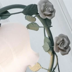 Bright Accents Beleuchtung-Florale Tischlampe - Elegante Wohnbeleuchtung