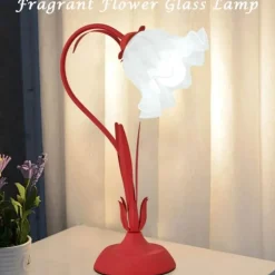 Glow u0026 Shade Beleuchtung-Florale Tischlampe - Elegantes romantisches Nachtlicht