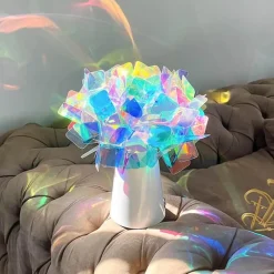 The Light Loft Beleuchtung-Florale Tischlampe – Romantische Akzentbeleuchtung mit Blütenblättern