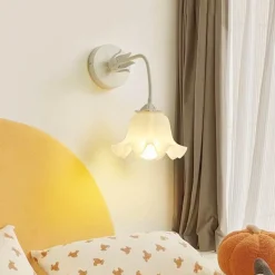 Bright Accents Beleuchtung-Florale Wandlampe - Elegante Blumenleuchte