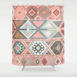 Aqua Essence Badezimmer-Floraler Duschvorhang - Elegantes Venuskuss Badezimmerdekor