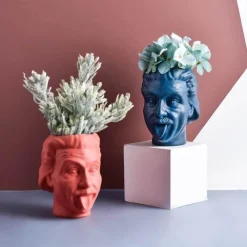 Timeless Vessels Wohndeko-Floraler Stifthalter - Kreative Schreibtisch-Organizer-Vase