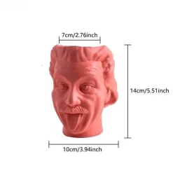 Timeless Vessels Wohndeko-Floraler Stifthalter - Kreative Schreibtisch-Organizer-Vase