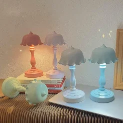 The Light Loft Beleuchtung-Flower Curling LED Nachtlampe - Dekoratives Tischlicht