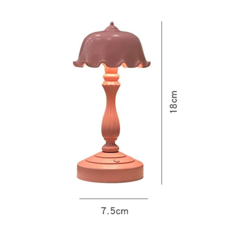 The Light Loft Beleuchtung-Flower Curling LED Nachtlampe - Dekoratives Tischlicht