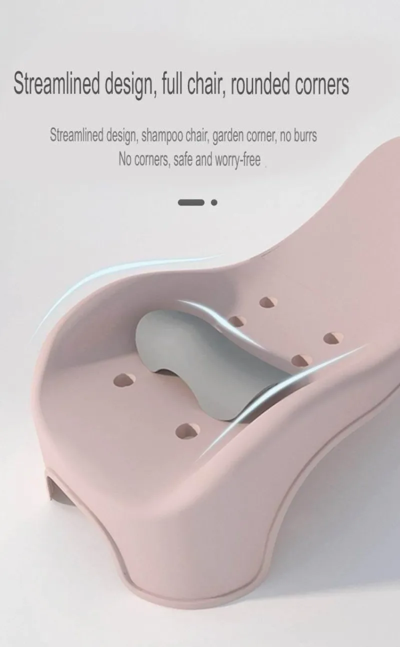 Aqua Essence Badezimmer-Foldable Ergonomic Head Washing Chair - Kid-Friendly Hair Wash Seat