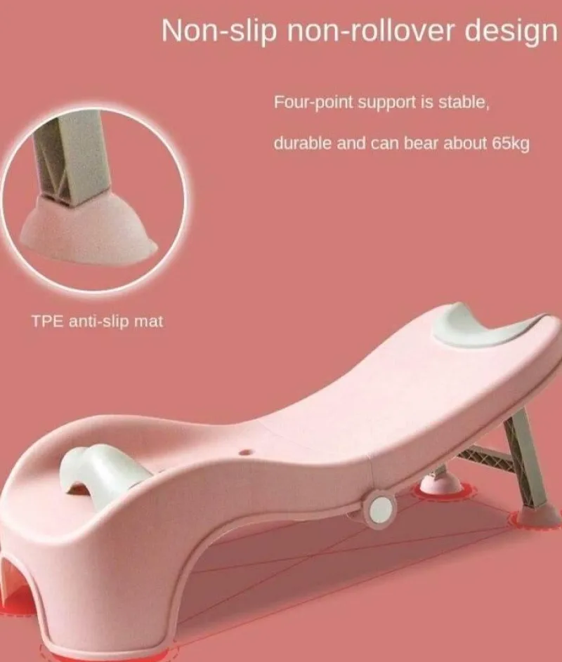 Aqua Essence Badezimmer-Foldable Ergonomic Head Washing Chair - Kid-Friendly Hair Wash Seat