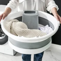 The Blissful Bath Badezimmer-Foldable Mini Laundry Basin - Compact Washing Tub for Home Use