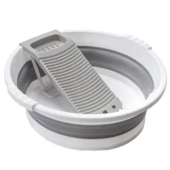 The Blissful Bath Badezimmer-Foldable Mini Laundry Basin - Compact Washing Tub for Home Use