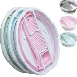 The Blissful Bath Badezimmer-Foldable Mini Laundry Basin - Compact Washing Tub for Home Use