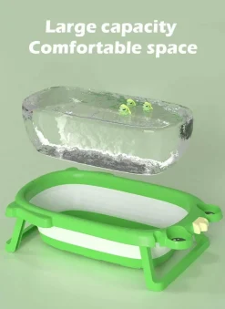 Aqua Essence Badezimmer-Foldable Newborn Baby Bath Tub - Space-Saving Infant Bathtub