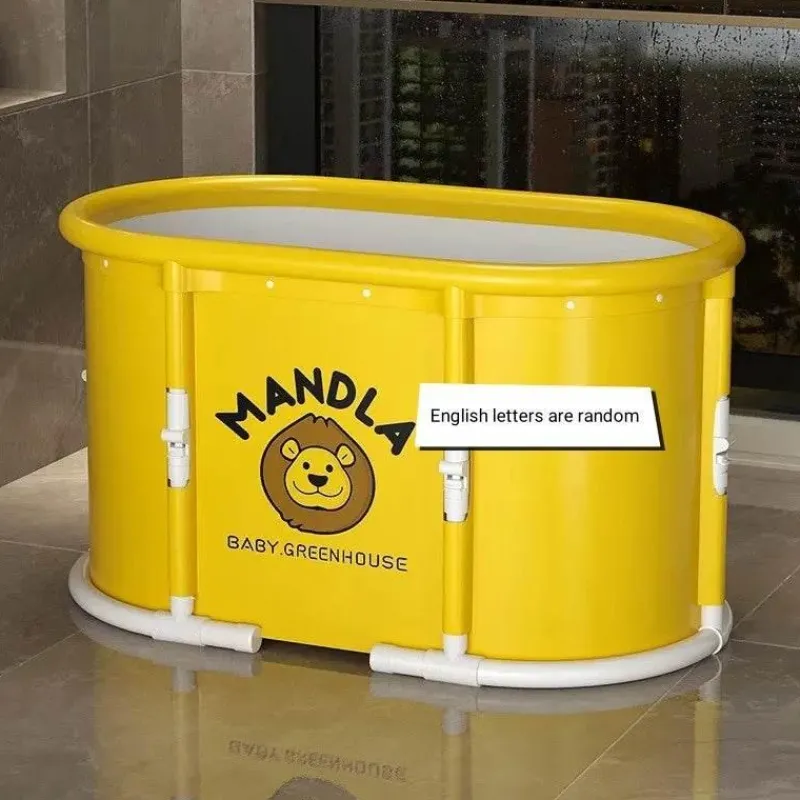 The Blissful Bath Badezimmer-Foldable Space-Saver Bathtub - Home Relaxation Essential