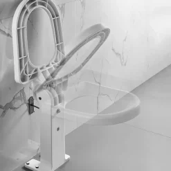 The Blissful Bath Badezimmer-Foldable Squat Toilet Seat Holder - Comfortable Easy to Use
