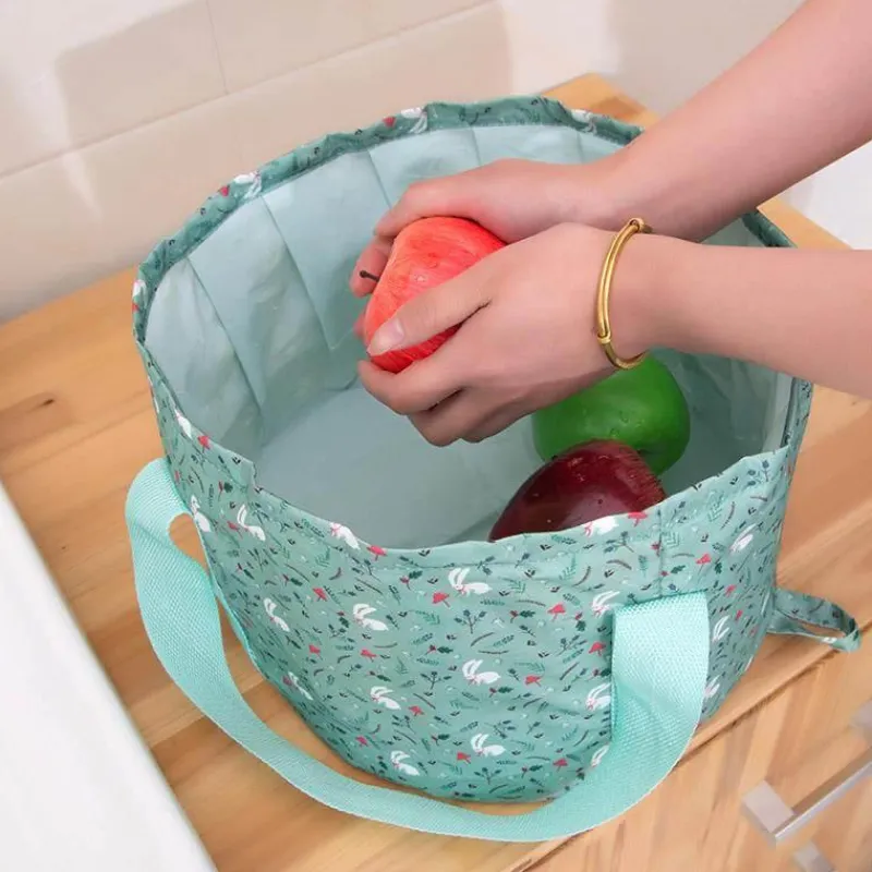 The Blissful Bath Badezimmer-Foldable Travel Foot Wash Basin - Portable Foot Bath Sink