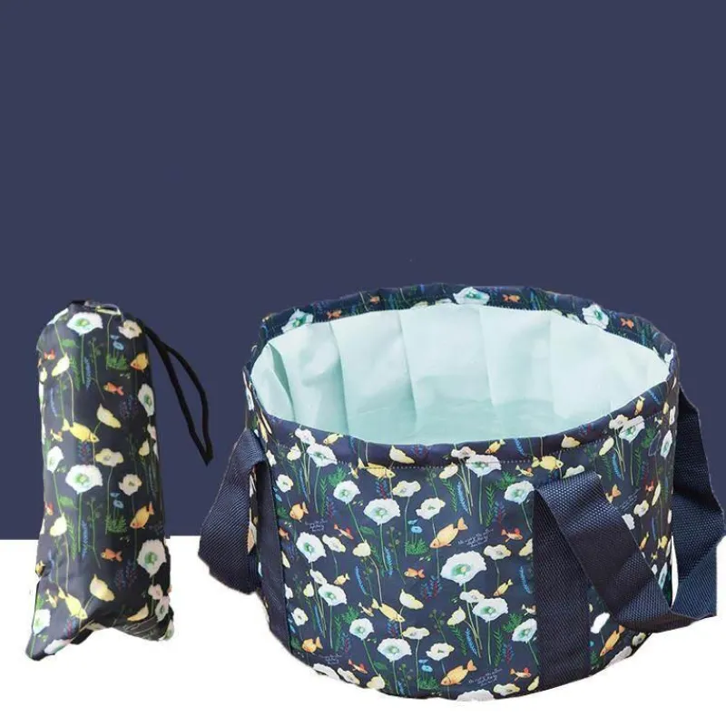 The Blissful Bath Badezimmer-Foldable Travel Foot Wash Basin - Portable Foot Bath Sink