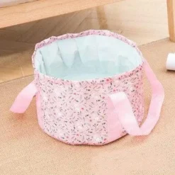 The Blissful Bath Badezimmer-Foldable Travel Foot Wash Basin - Portable Foot Bath Sink