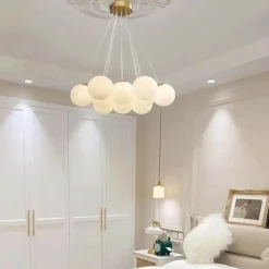 Accent u0026 Adorn Beleuchtung-Französischer Glaskronleuchter – Elegante, leuchtende Beleuchtung für Innenräume