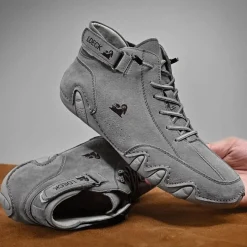 Herren Decor Herrenschuhe-Freizeitstiefel aus italienischem Leder – Stilvolles Schuhwerk für jeden Tag