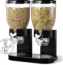 Space Savvy Küche & Esszimmer-Frühstücksflockenspender – Einfache Aufbewahrungslösung