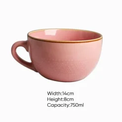 Plates u0026 More Küche & Esszimmer-Frühstücksschüssel-Set aus Keramik – ideal für den Gebrauch zu Hause und im Büro